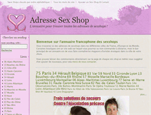 Tablet Screenshot of adresse-sex-shop.com